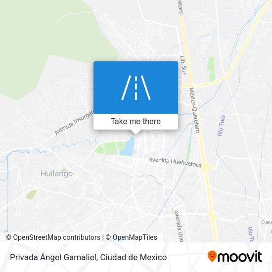 Privada Ángel Gamaliel map