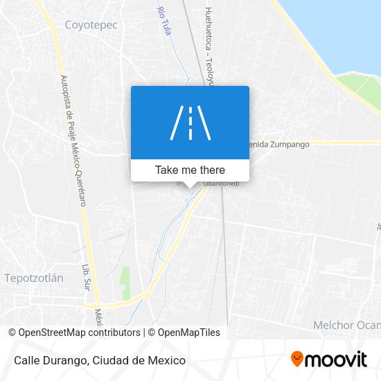 Calle Durango map