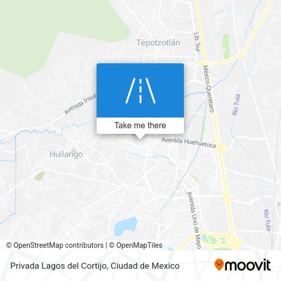 Privada Lagos del Cortijo map