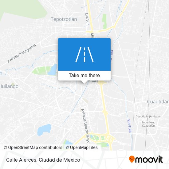 Calle Alerces map