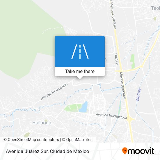 Mapa de Avenida Juárez Sur