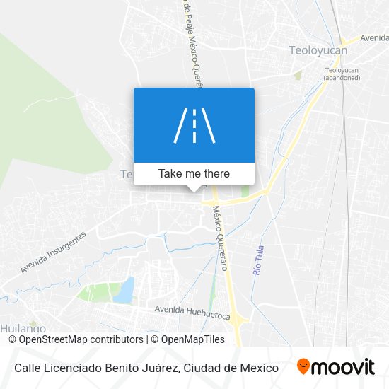 Calle Licenciado Benito Juárez map