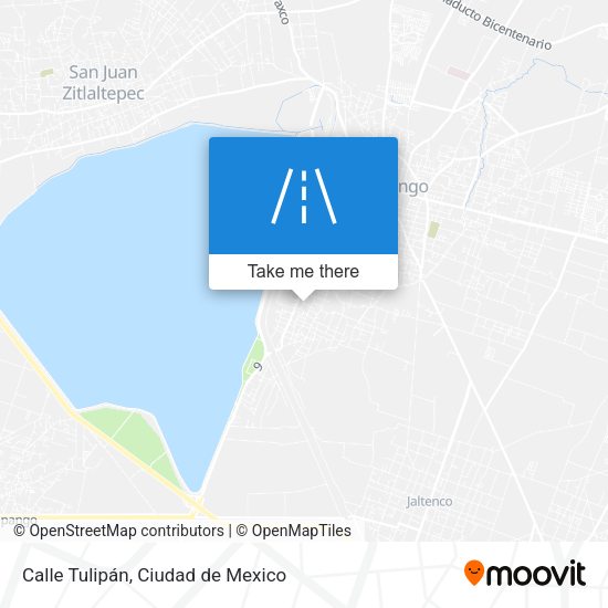 Mapa de Calle Tulipán