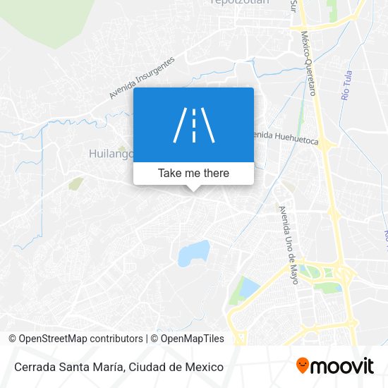 Cerrada Santa María map