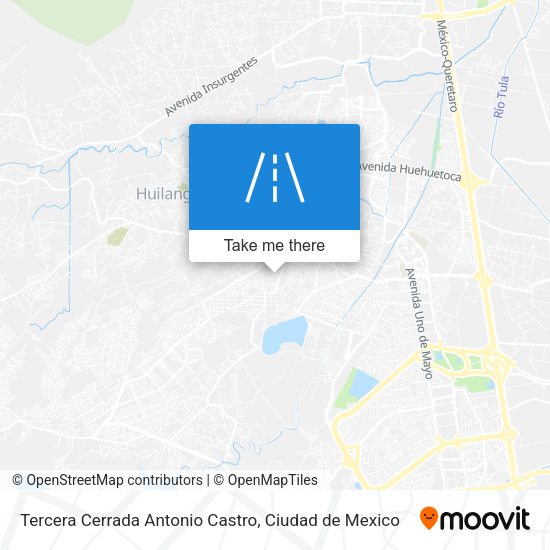 Mapa de Tercera Cerrada Antonio Castro