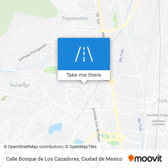 Calle Bosque de Los Cazadores map