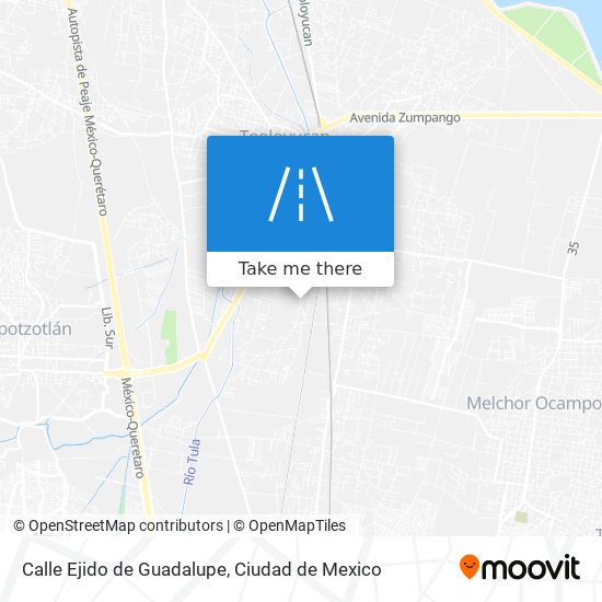 Mapa de Calle Ejido de Guadalupe