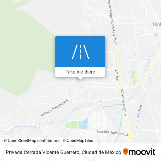 Privada Cerrada Vicente Guerrero map
