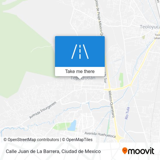 Calle Juan de La Barrera map