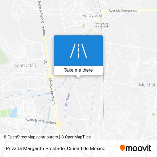 Mapa de Privada Margarito Prestado
