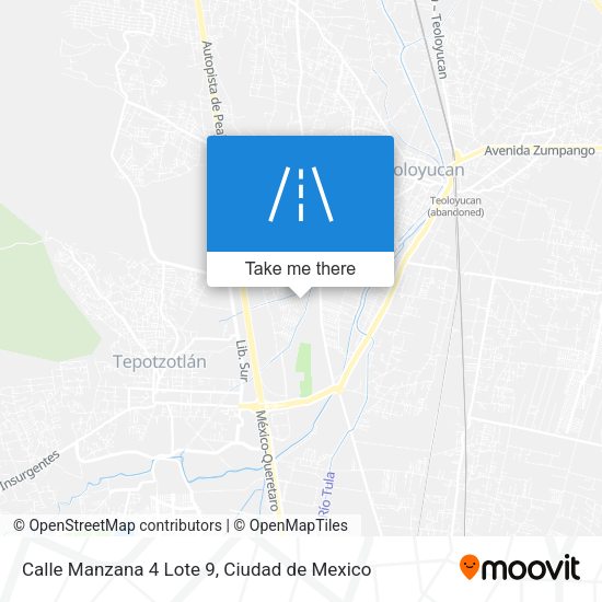 Calle Manzana 4 Lote 9 map