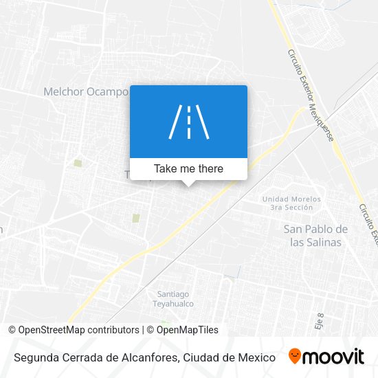Mapa de Segunda Cerrada de Alcanfores