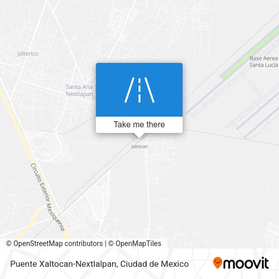 Mapa de Puente Xaltocan-Nextlalpan