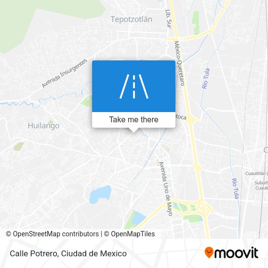 Calle Potrero map