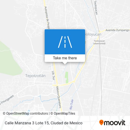 Calle Manzana 3 Lote 15 map