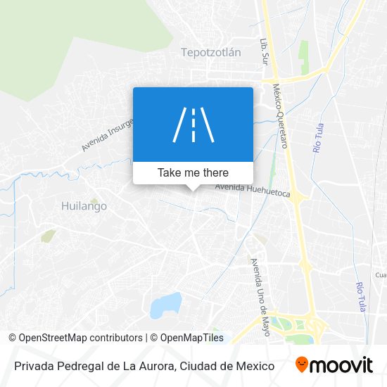 Privada Pedregal de La Aurora map