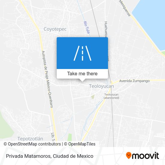 Privada Matamoros map