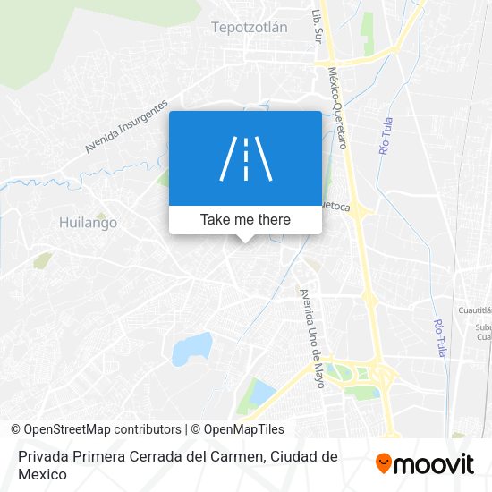 Privada Primera Cerrada del Carmen map
