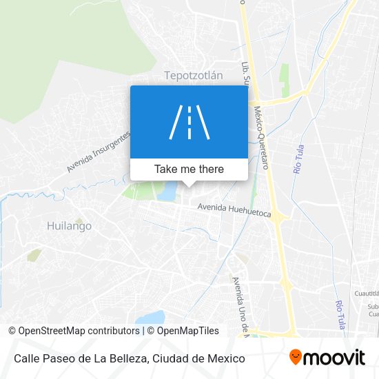 Mapa de Calle Paseo de La Belleza