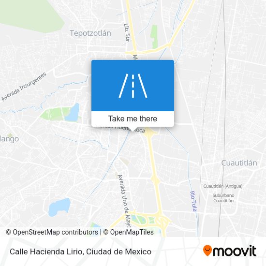 Calle Hacienda Lirio map