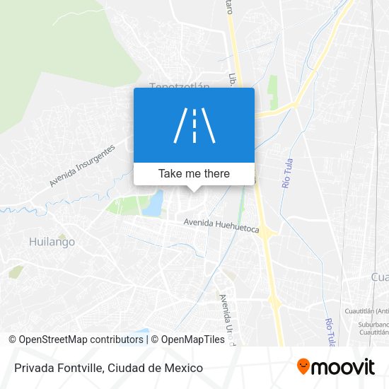 Privada Fontville map