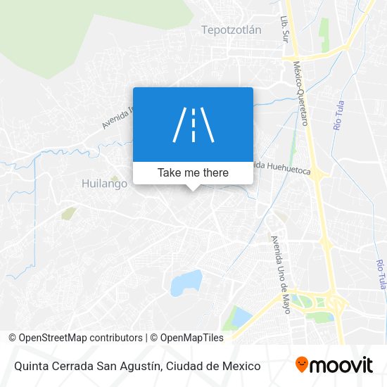 Quinta Cerrada San Agustín map