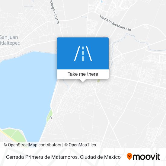 Mapa de Cerrada Primera de Matamoros