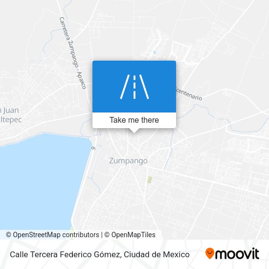 Mapa de Calle Tercera Federico Gómez