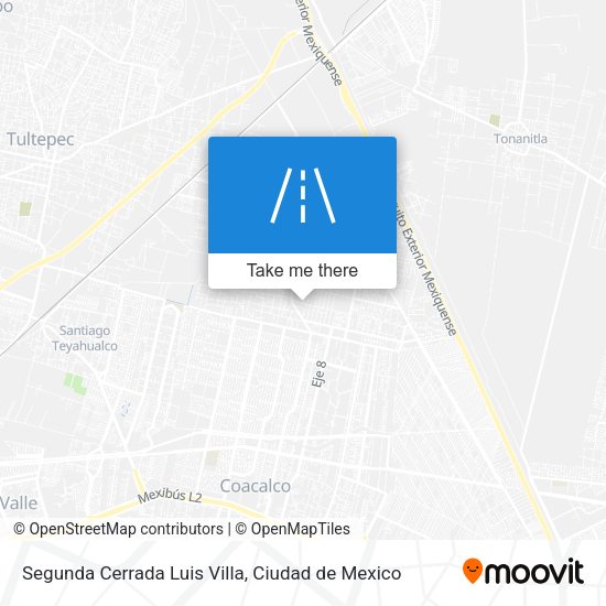 Mapa de Segunda Cerrada Luis Villa