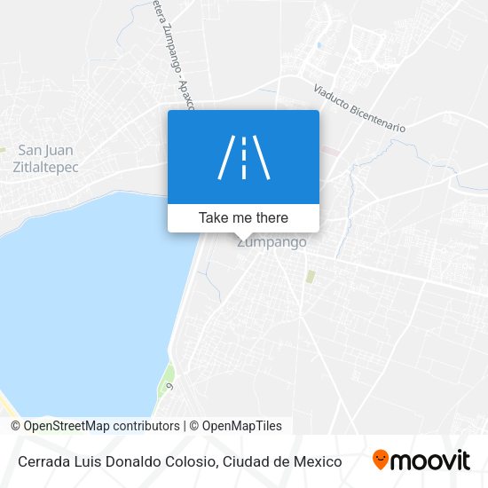 Cerrada Luis Donaldo Colosio map