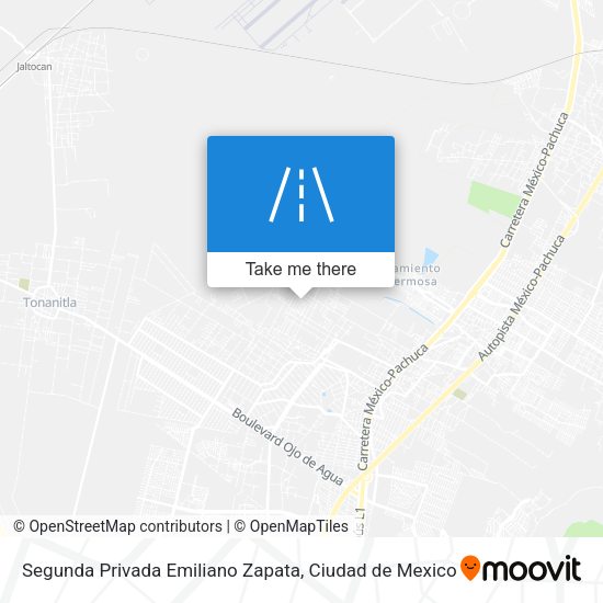 Segunda Privada Emiliano Zapata map