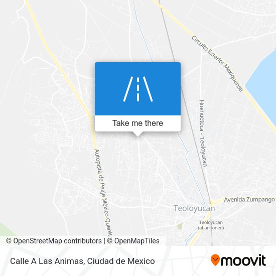 Calle A Las Animas map