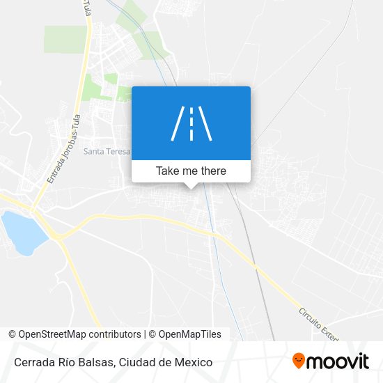 Mapa de Cerrada Río Balsas