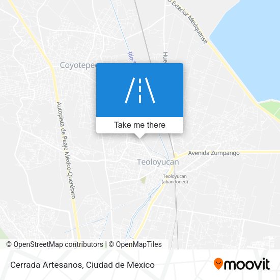 Mapa de Cerrada Artesanos