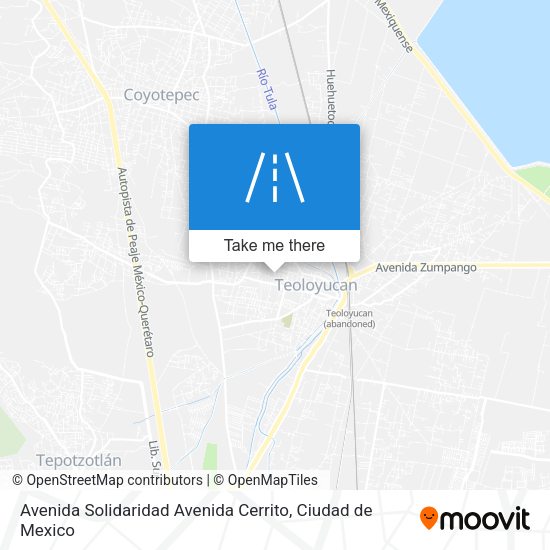 Mapa de Avenida Solidaridad Avenida Cerrito