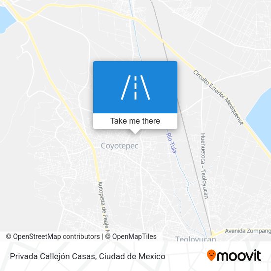 Mapa de Privada Callejón Casas