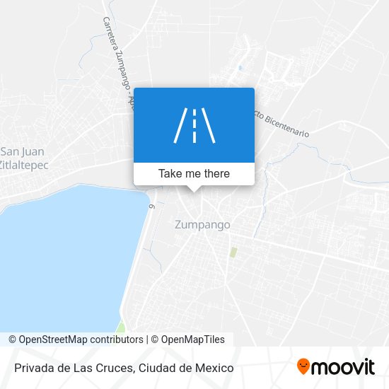 Mapa de Privada de Las Cruces