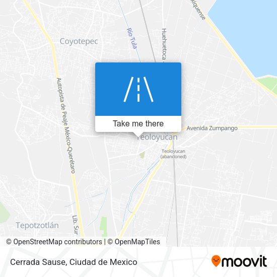 Cerrada Sause map
