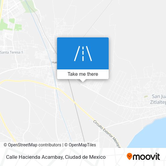Calle Hacienda Acambay map