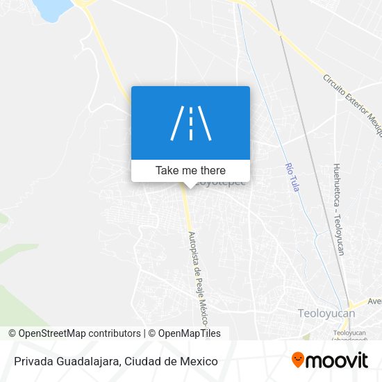 Mapa de Privada Guadalajara