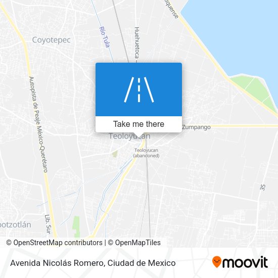 Mapa de Avenida Nicolás Romero