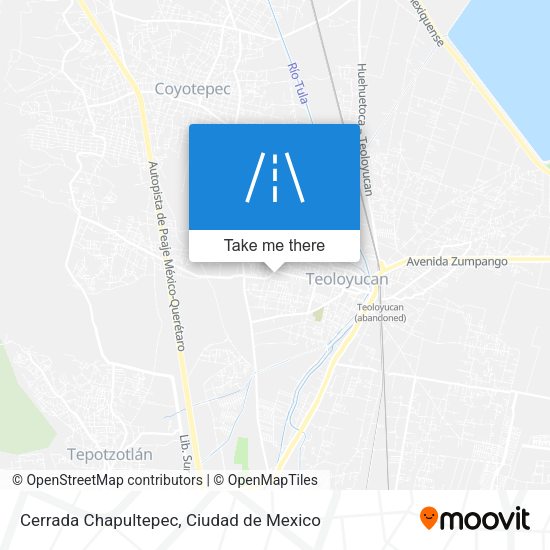 Cerrada Chapultepec map