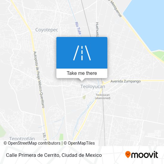 Calle Primera de Cerrito map