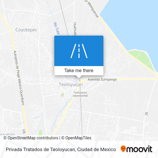 Mapa de Privada Tratados de Teoloyucan