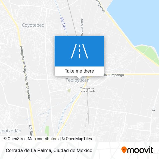 Cerrada de La Palma map