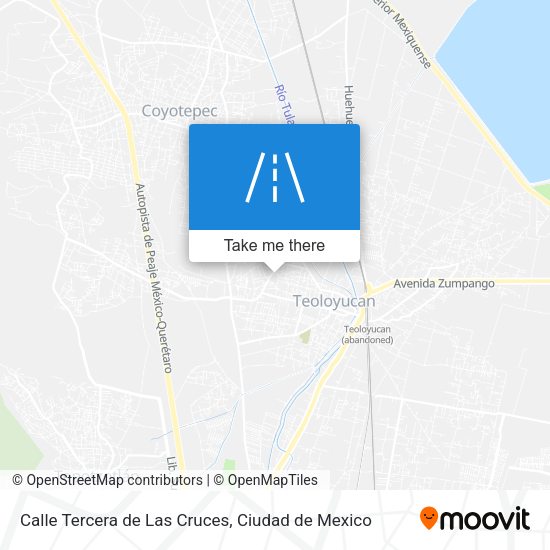 Calle Tercera de Las Cruces map