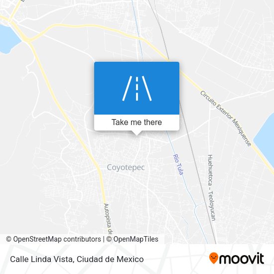 Calle Linda Vista map