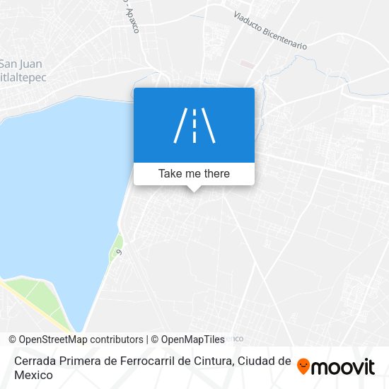 Cerrada Primera de Ferrocarril de Cintura map