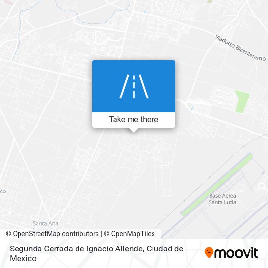 Segunda Cerrada de Ignacio Allende map