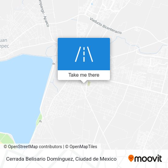 Cerrada Belisario Domínguez map